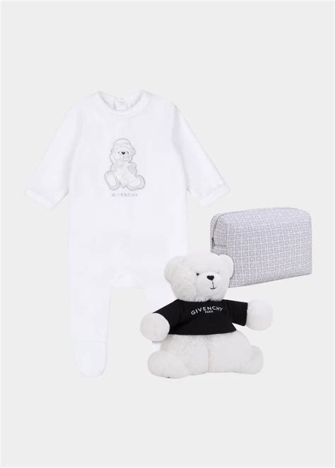 givenchy bear toy|Pyjamas and toy in velvet gift set .